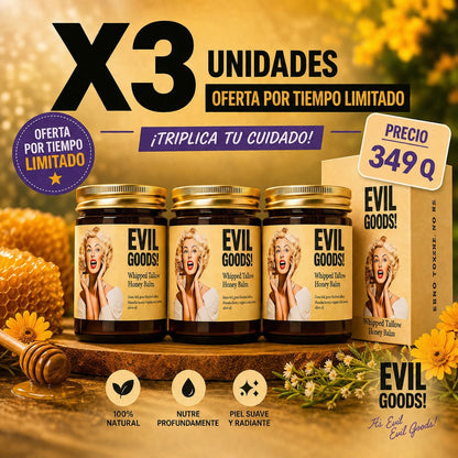 Evil Goods ¡hidrata profundamente la piel seca desde la primera aplicación!