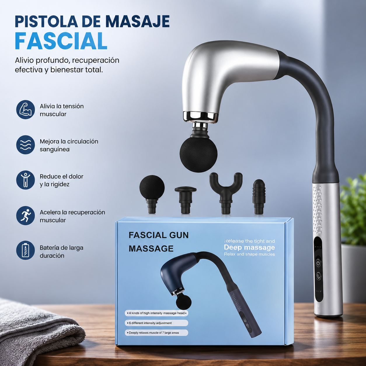 Masajeador ergonómico